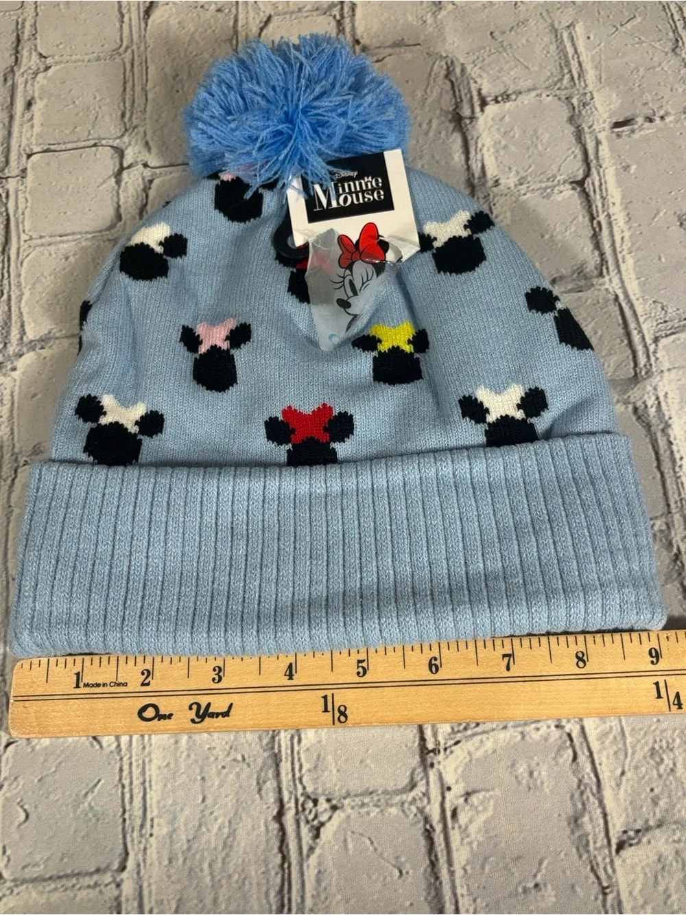 Disney Minnie Mouse Kid Beanie One Size NEW